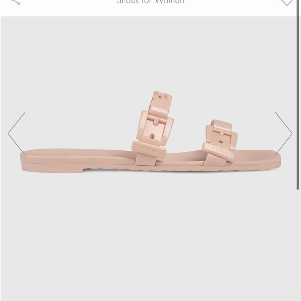 Gucci Women’s Rubber Slide Sandal